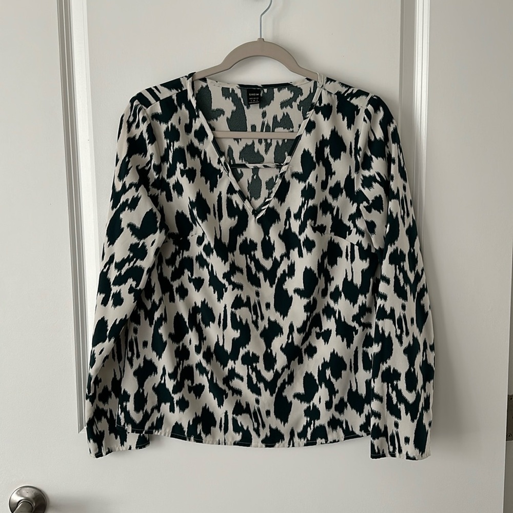 Shein long sleeve blouse